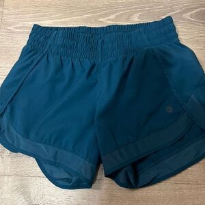 Athleta Teal Athletic Shorts